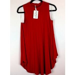 Mock neck tunic NWT Axules Sz M Bust 38" Center back len 33"Shaped hemRayon/Span